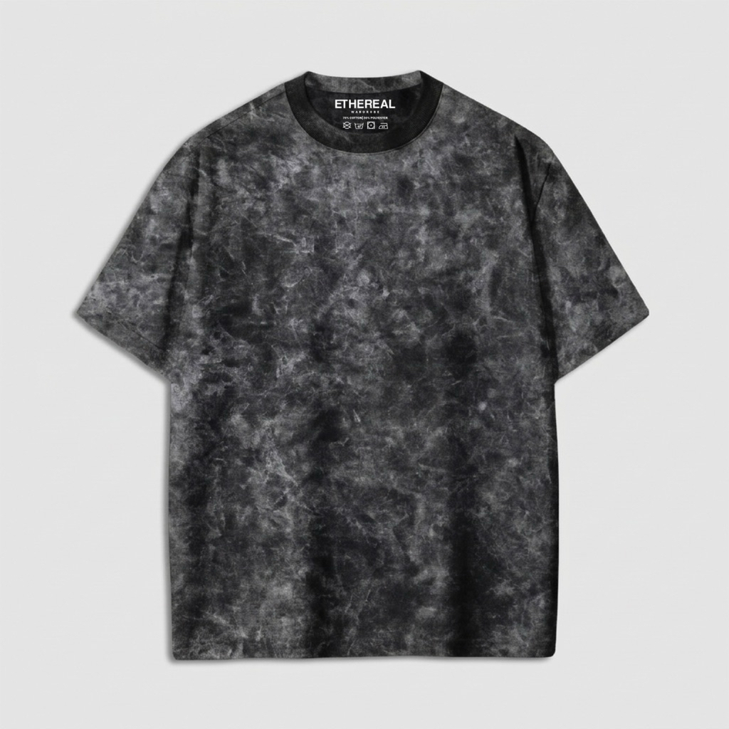 Baju Kaos Tshirt Polos Pria Wanita Washed Cotton Premium Aloe