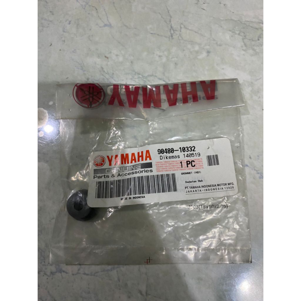 Grommet karet knalpot yamaha mio sporty smile soul fino xeon scorpio kode : 90480-10332
