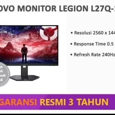 Monitor Lenovo Legion 27Q-1027" 240Hz l27q l27