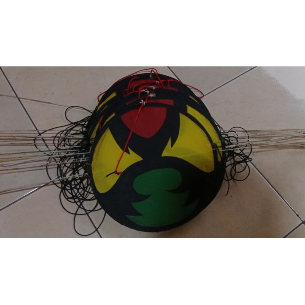 kepingan layangan naga murah dm 30 20 keping sudah di ronce