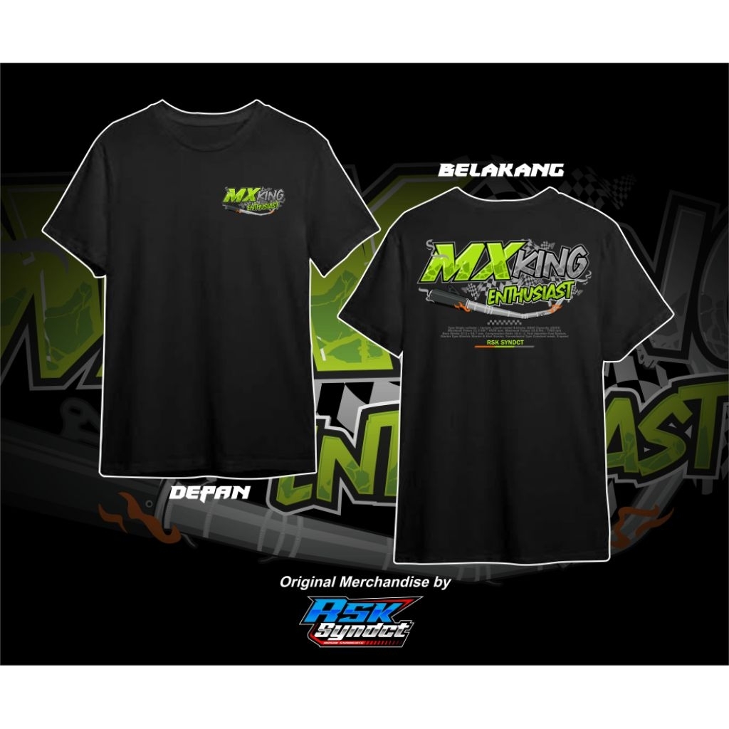 Kaos MX KING ENTHUSIAT/kaos mx king modifikasi indonesia