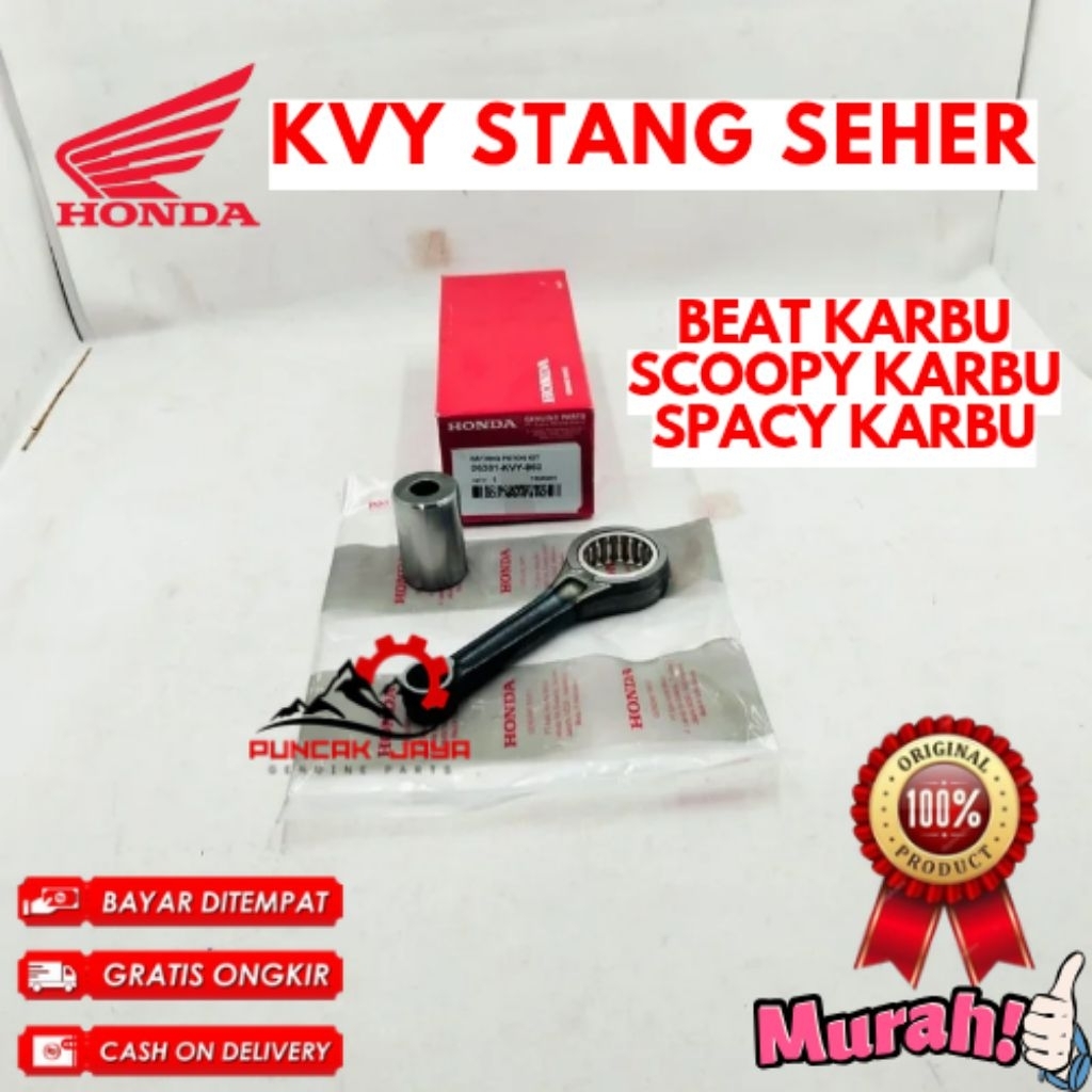 STANG SEHER ORIGINAL HONDA KODE KVY, STANG SEHER  BEAT KARBU, STANG SEHER SCOOPY KARBU, STANG SEHER 
