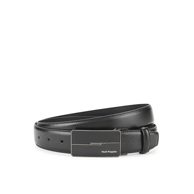 Hush Puppies HPA50978BK Men Belt Decker Flat Clip In Black