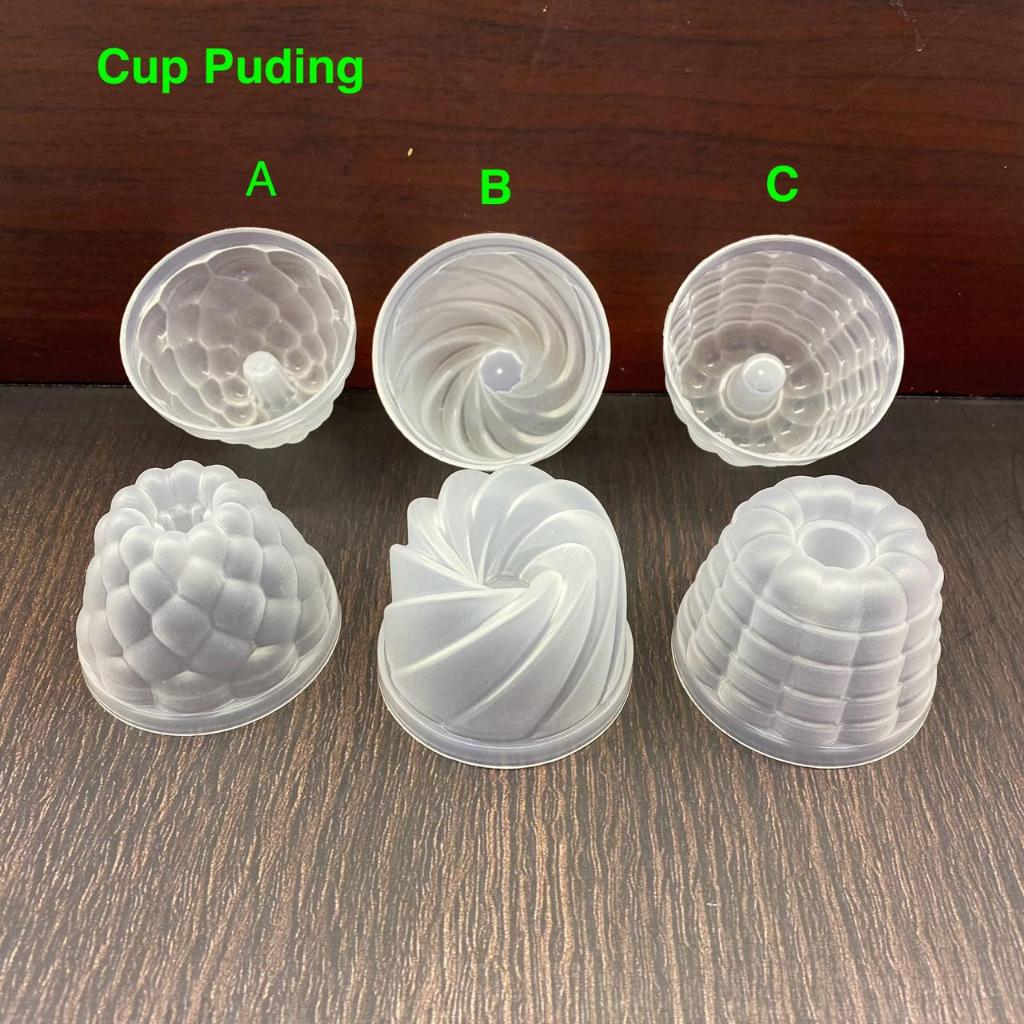 10PCS CUP PUDING PLASTIK / CETAKAN AGAR AGAR / CETAKAN PUDING