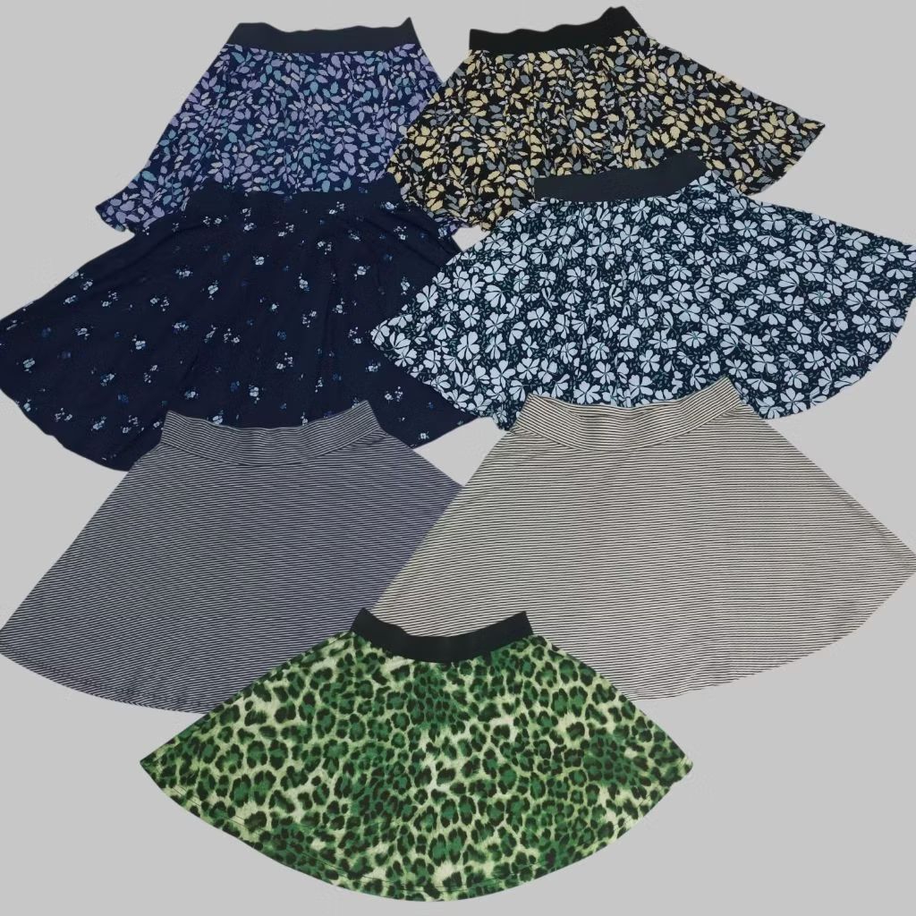 Rok Pendek Anak Remaja Dewasa/Rok OlahRaga/Rok Korea/Flare Skirt Anak Remaja Dewasa/Rok Motif/Rok Ga