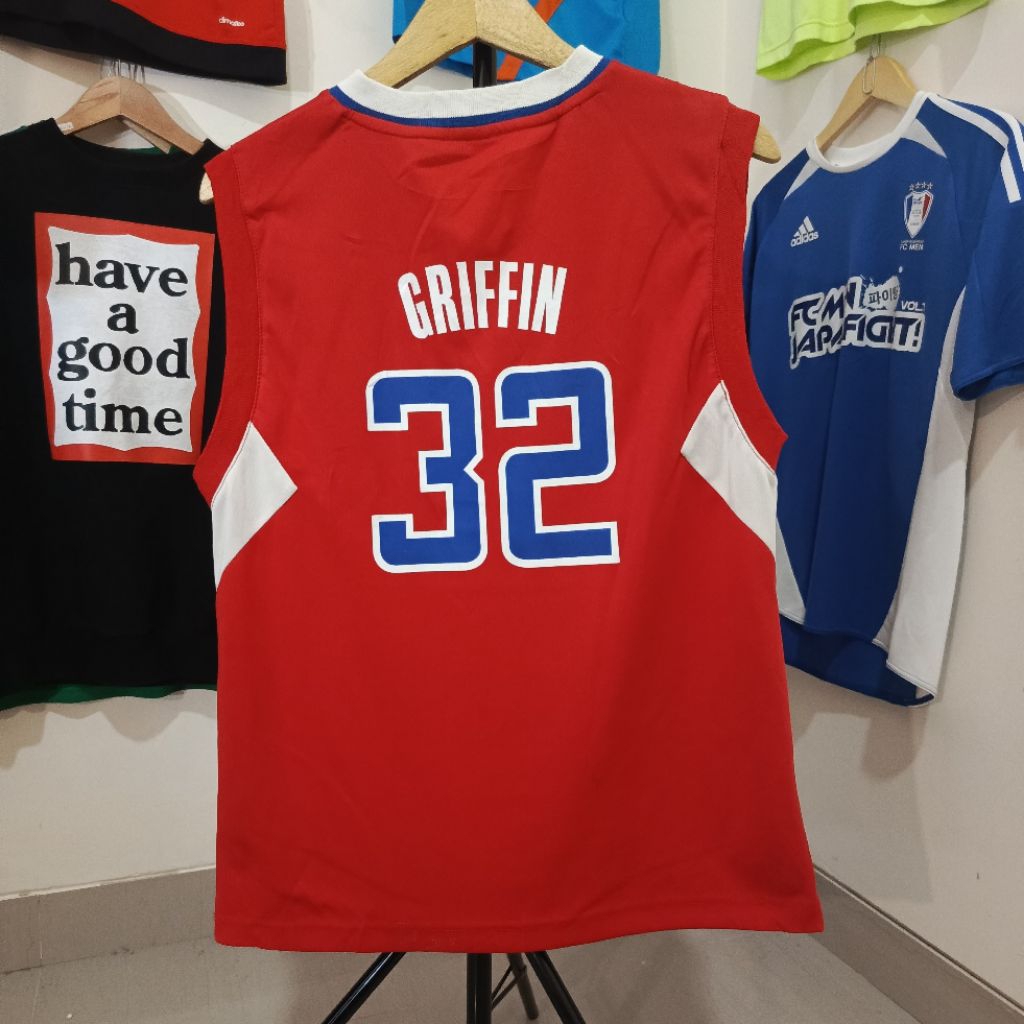 Kaos Jersey Basket Basketball Adidas NBA Los Angeles LA  Clippers Griffin 32 Size L