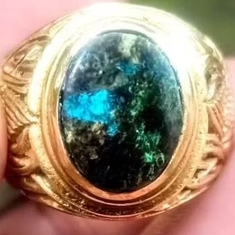 Batu Pirus Hitam Gradasi Persia