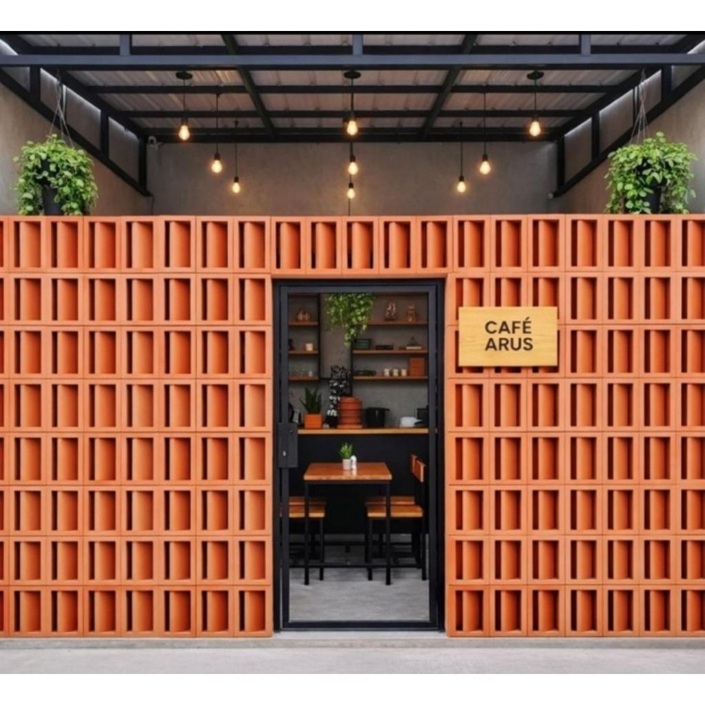Roster Beton Nako varian warna dan ukuran - merah terakota(kualitas super)