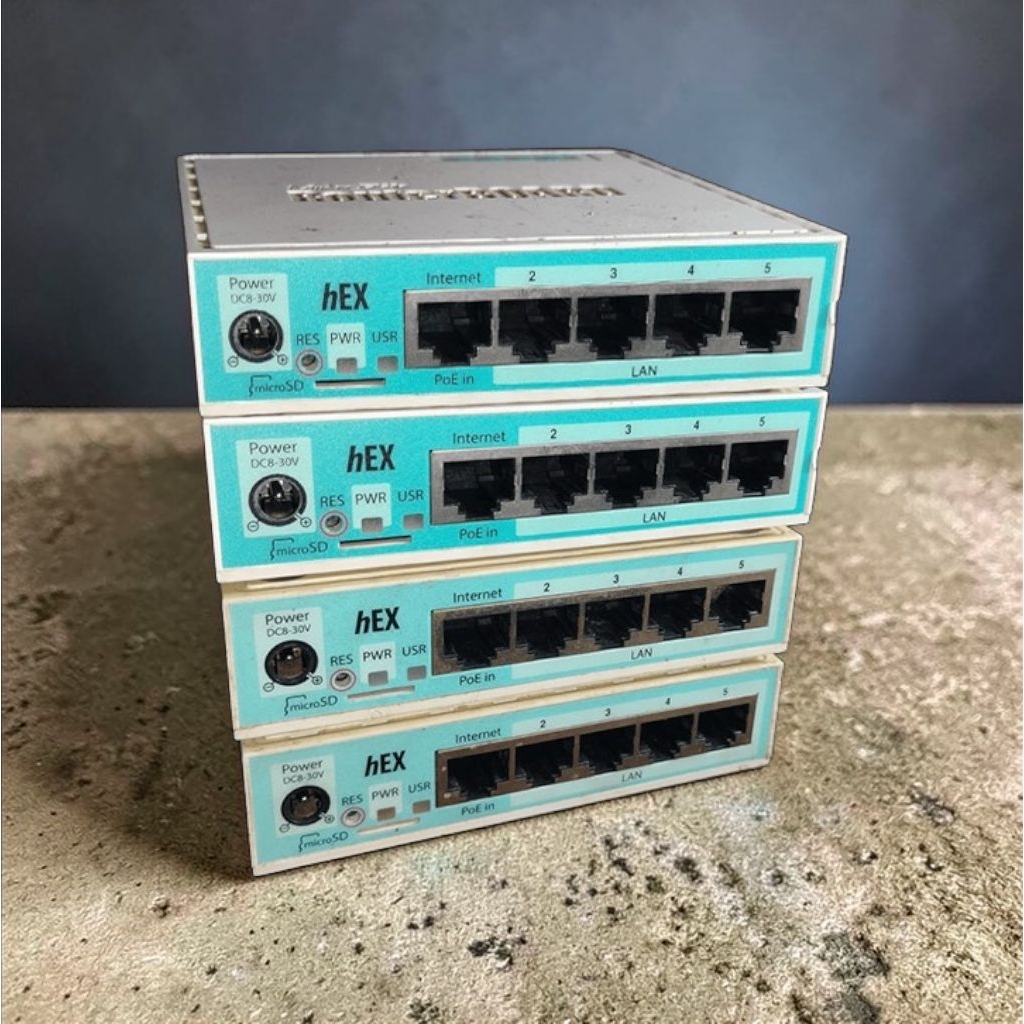 Mikrotik RB750GR3 Router - Bekas Pake, Masih Sehat 100%, Dijual Karena Upgrade