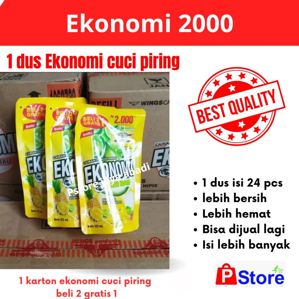 1 dus ekonomi cuci piring 2000 | 1 dus ekonomi beli 2 gratis 1 | 1 karton ekonomi cuci piring 2000 |