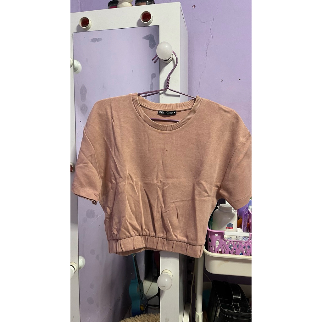 preloved crop top zara