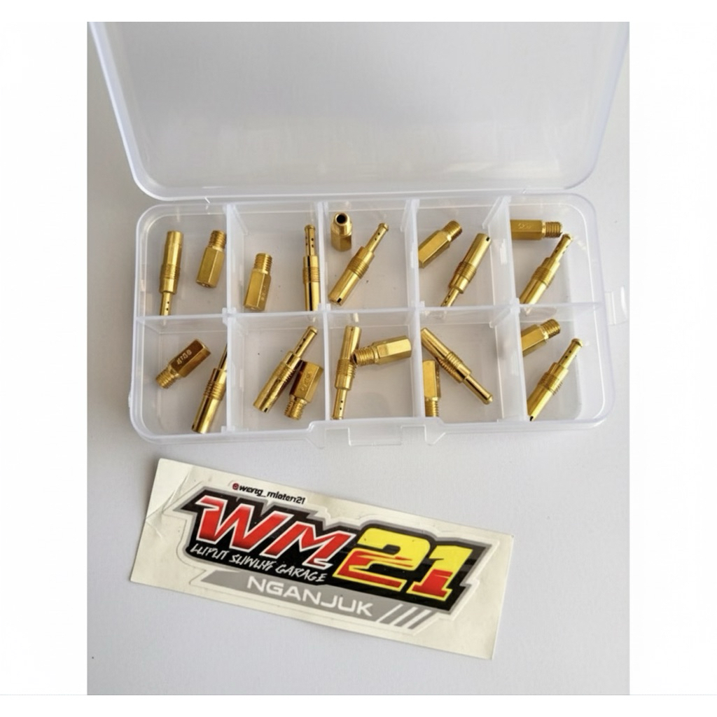 Reparkit Tuning Kit Spuyer set Main Jet Pilot Jet MJ PJ PE PWL tiger megapro gl pro max ninja  32 35