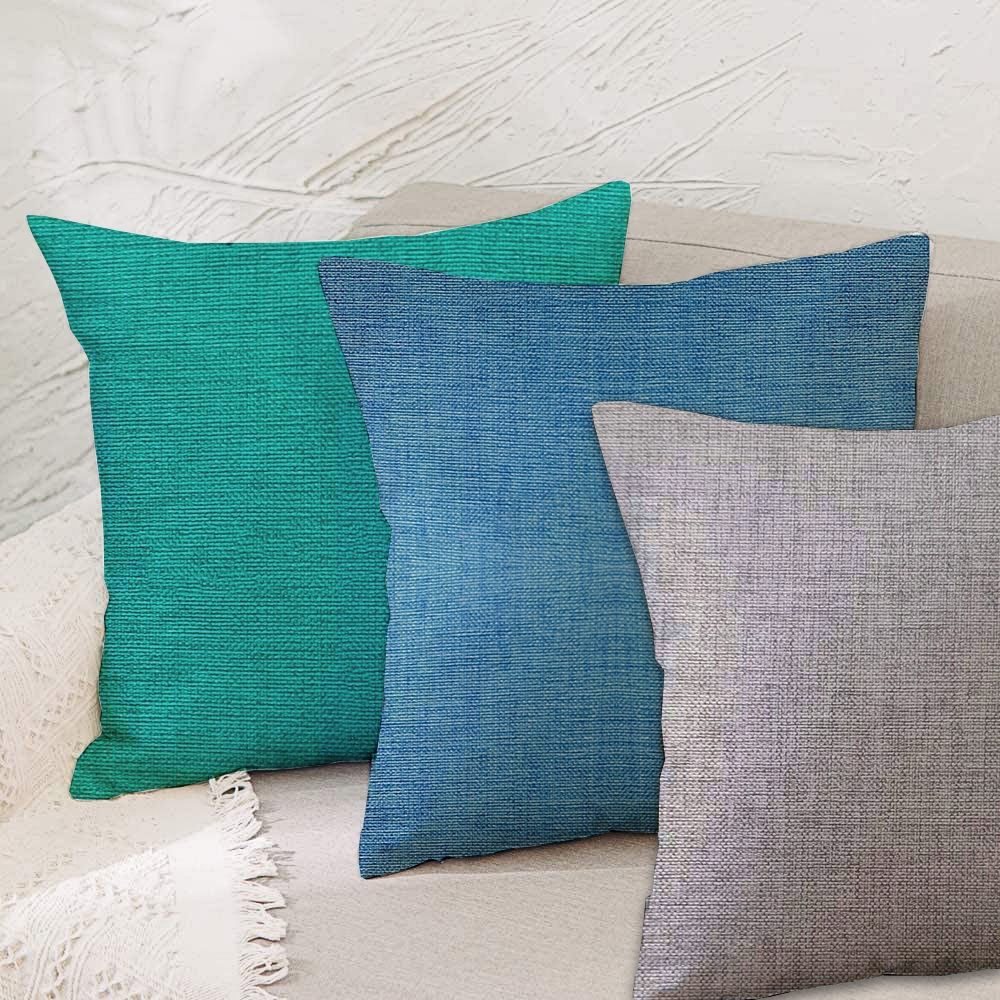 Sarung Bantal Sofa Kursi Tamu fazha Mewah Motif Polos Cream Coklat Abu-abu Hitam 30 35 40 45 50 55 6