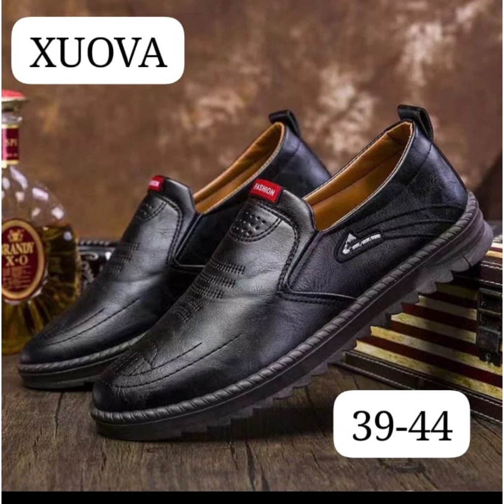 SEPATU KULIT SLOP PRIA DEWASA / SEPATU PANTOFEL KEREN