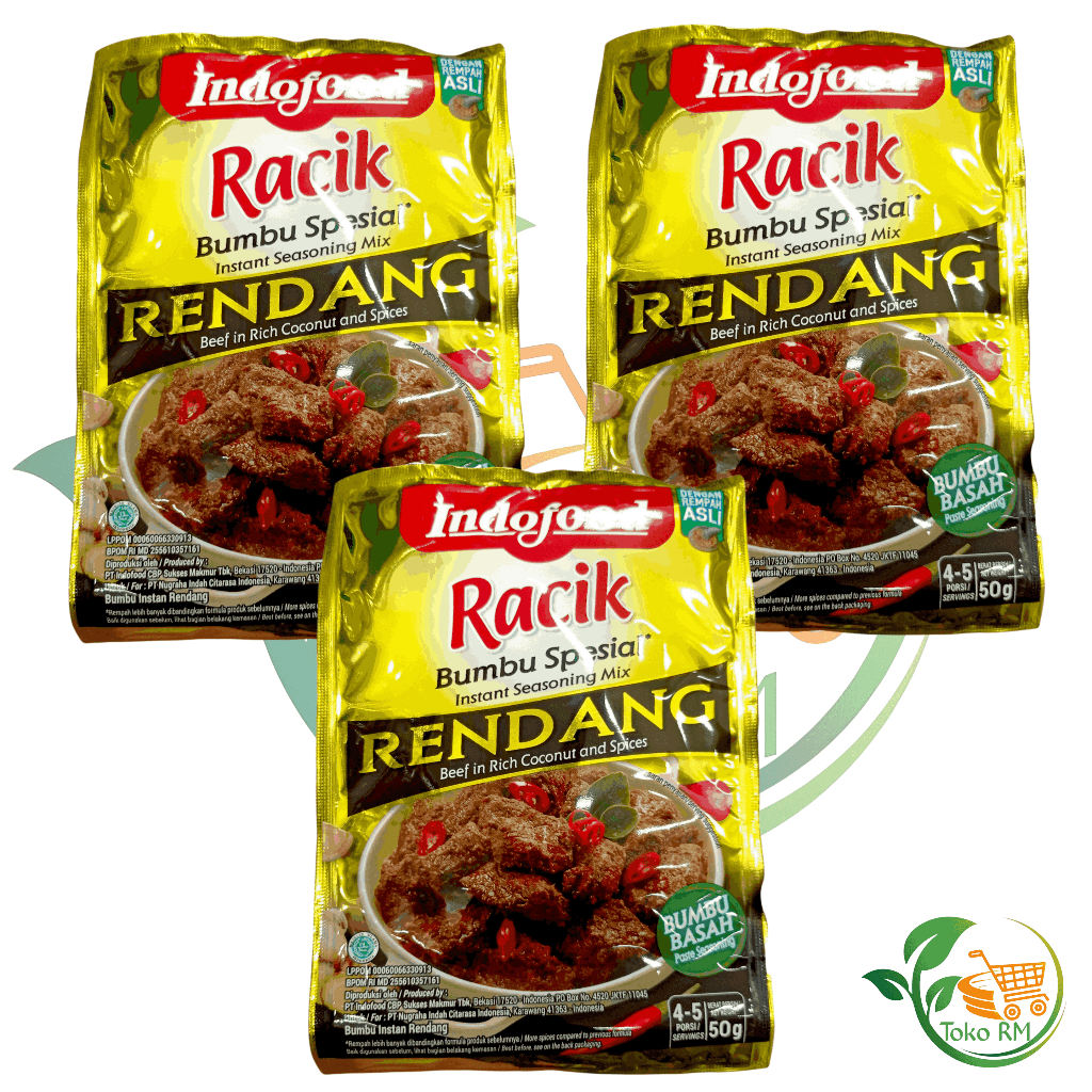 bumbu racik instan rendang 50 gr/ indofood bumbu racik rendang