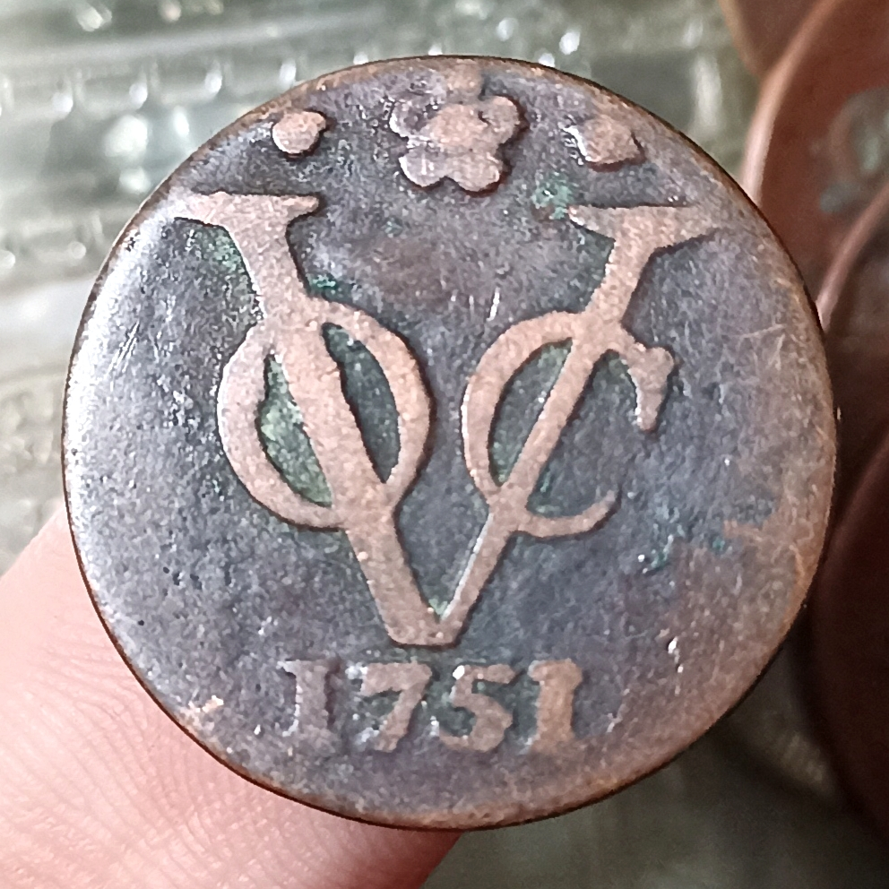 [SHV04] - Koin Kuno VOC 1 Duit Holland Tahun 1751