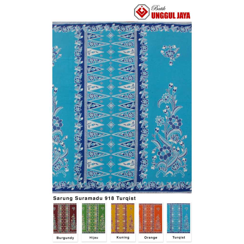 NEW MOTIF Sarung Batik Wanita Unggul Jaya - Putri Jelita - Suramadu 918, 919