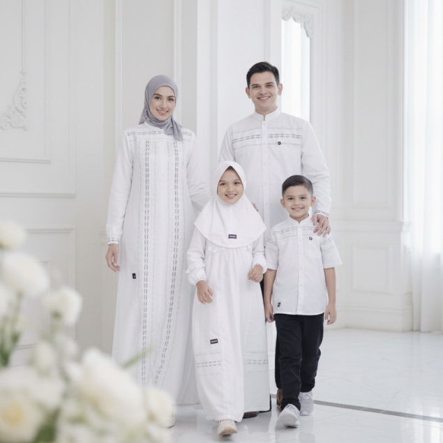 MUTIF SARIMBIT MUTIF SERIES ARBANZ - ARBANZANIA PUTIH SARIMBIT KELUARGA KOKO DAN GAMIS MUTIF