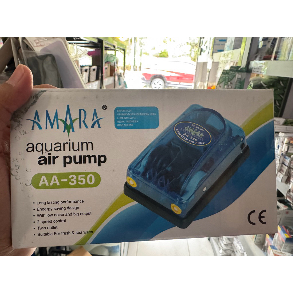 Aerator 2 lubang Recent Takari Hikari,AA 350 mesin gelembung udara 2 lubang