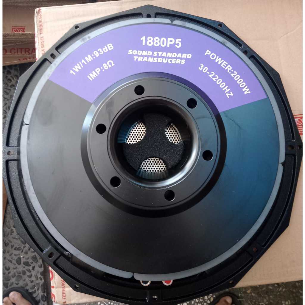 Speaker Component PD1880 PD 1880 Daun Carbon 18 inch VC 5Inch Grade A