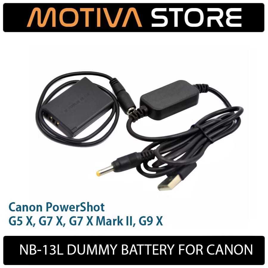 NB-13L DUMMY FOR CANON PowerShot G5X G7X Mark II 2 G9X
