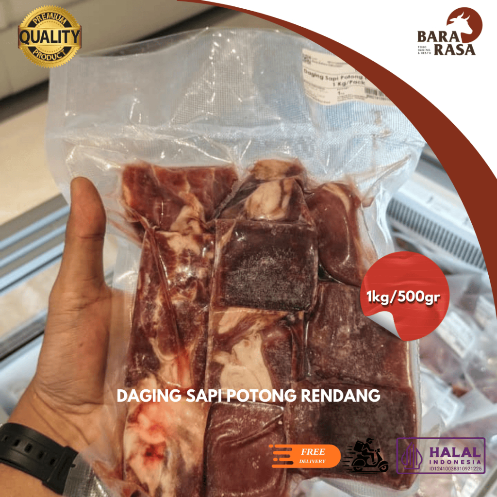 Daging Sapi Potong Rendang - Daging Sapi Segar untuk Rendang & Gulai