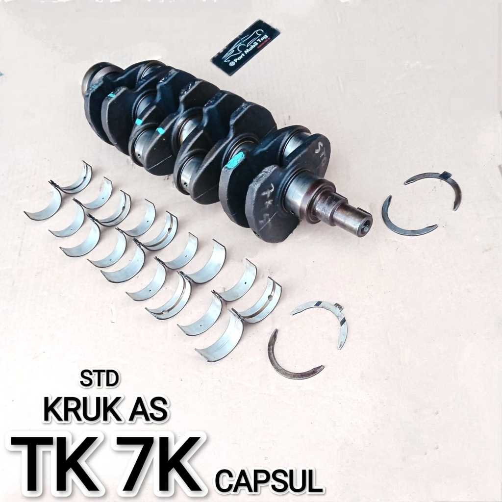 Kruk As / Ker As Crankshaft Toyota Kijang 7K 18 / 1800cc STD Standar Copotan