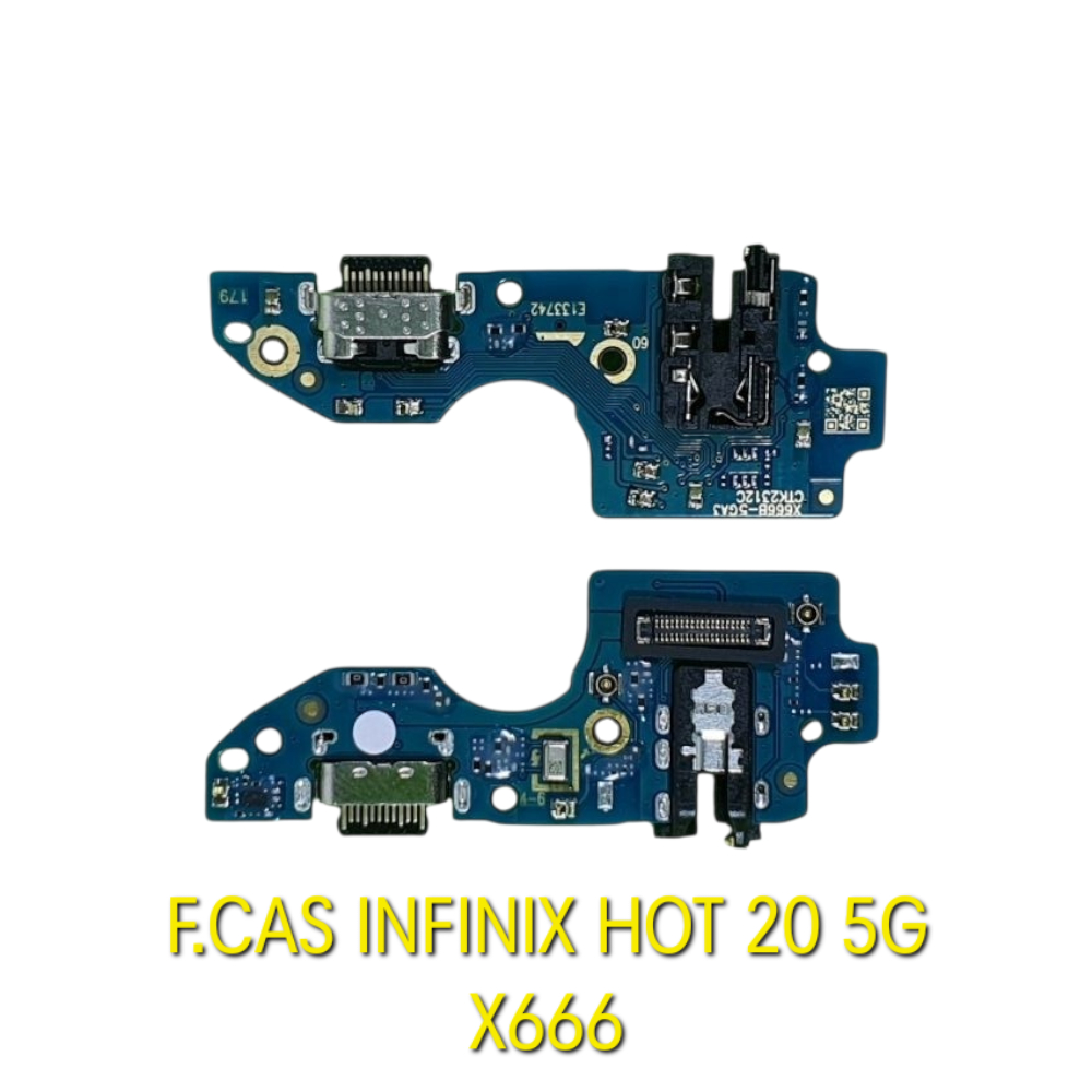 PAPAN CHARGER KONEKTOR PCB FLEXIBLE CAS + MIC INFINIX HOT 20 5G X666 X666B
