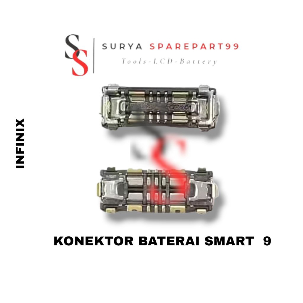 KONEKTOR BATERAI INFINIX SMART 9  (DIMESIN ) / KONBAT ORIGINAL