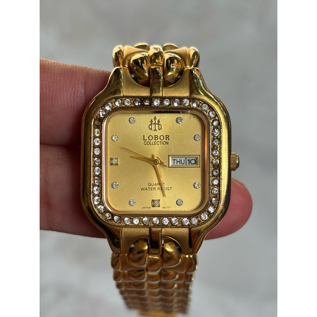 JAM TANGAN LOBOR 23K GOLD PLATED