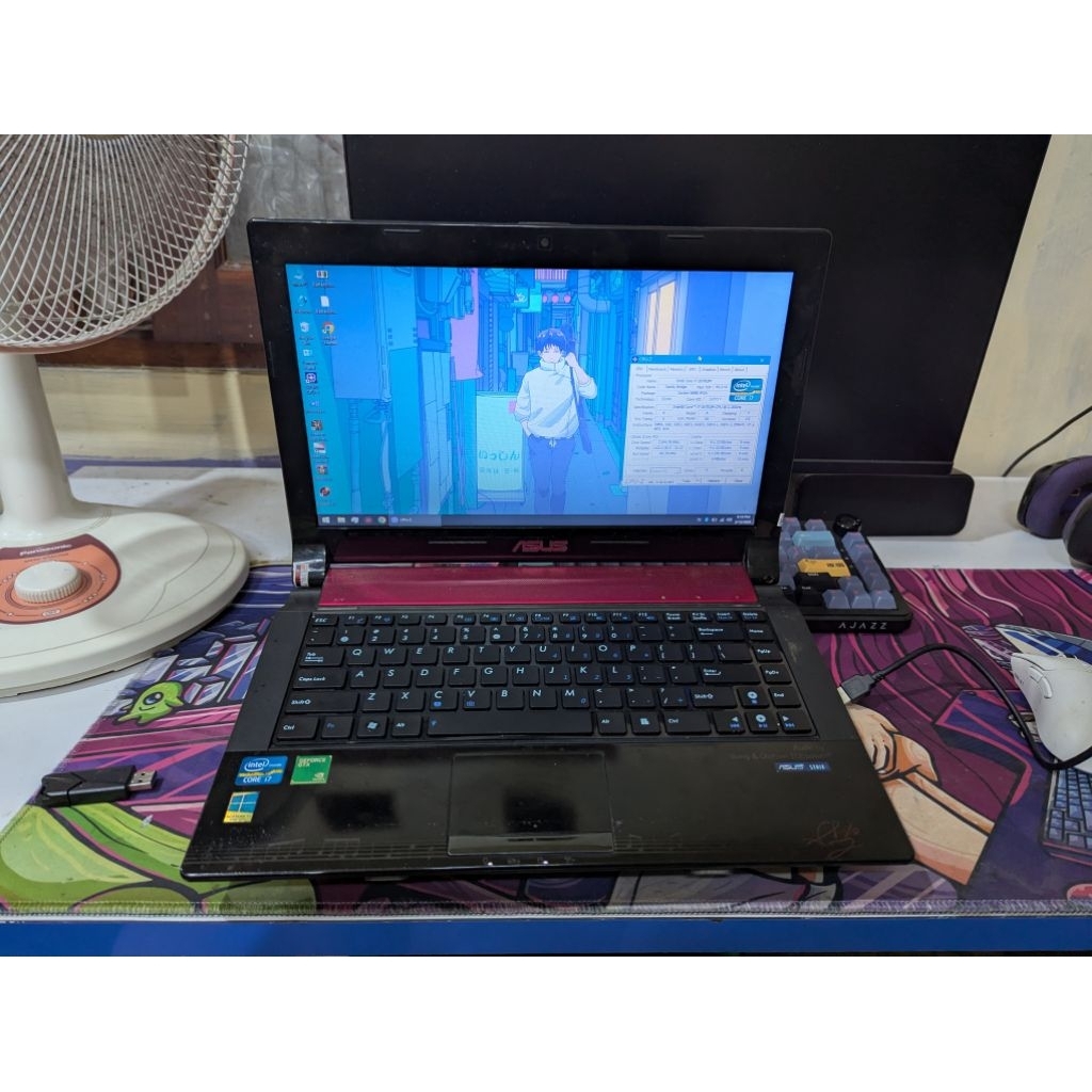 Pesanan Laptop Asus N43SL Intel Core I7 Gen 2 Dual VGA Nvidia GT 540M Ram 8GB HDD 500GB + Bonus Lapt