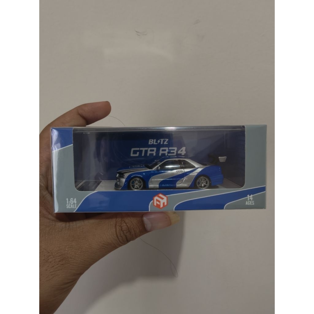 Focal Horizon Nissan GTR R34 JDM Silver Blue Livery Fast & Furious Sealed Open Part