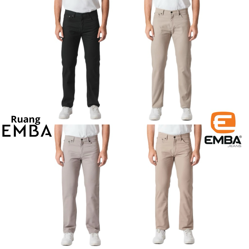 EMBA - Celana Panjang Kanvas Premium EMBA Reguler Fit