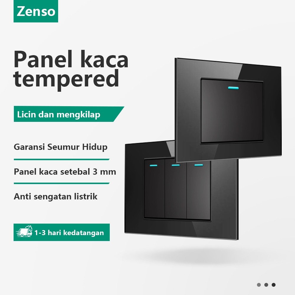 Saklar Listrik Stop Kontak Dinding Tembok Saklar Lampu Rumah Kamar Mandi Hotel Universal