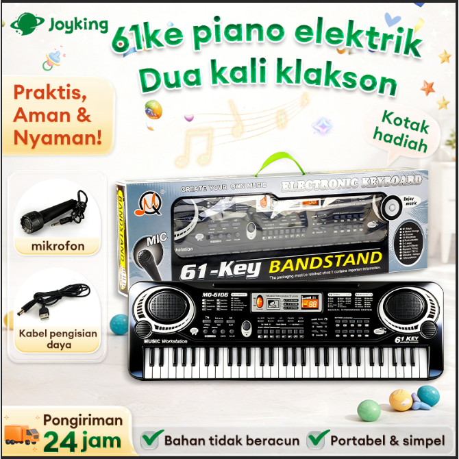 Piano 61keys Piano Elektronik Pemula Piano Mainan Anak-Anak Smart Piano/Piano Elektronik Untuk Pemul