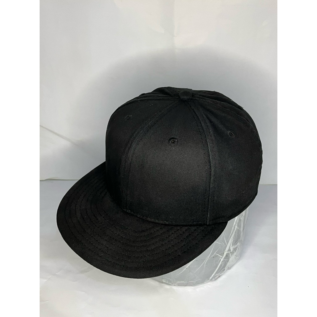 New Era Black Blank Snapback Adjustable