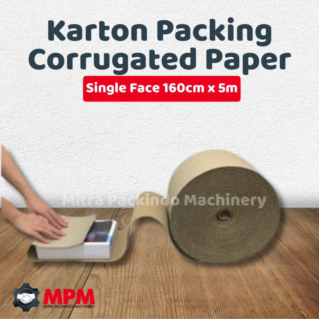 Kardus Karton Single Face Lembaran Packing 160cm
