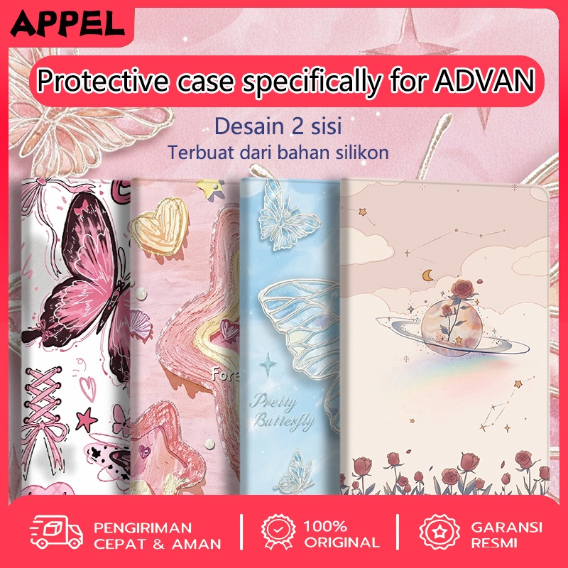 Case For ADVAN XTab 8" ADVAN Tab A10 10.1" Bahan Lembut tapi Kuat, Double Pattern & Anti Gores ADVAN