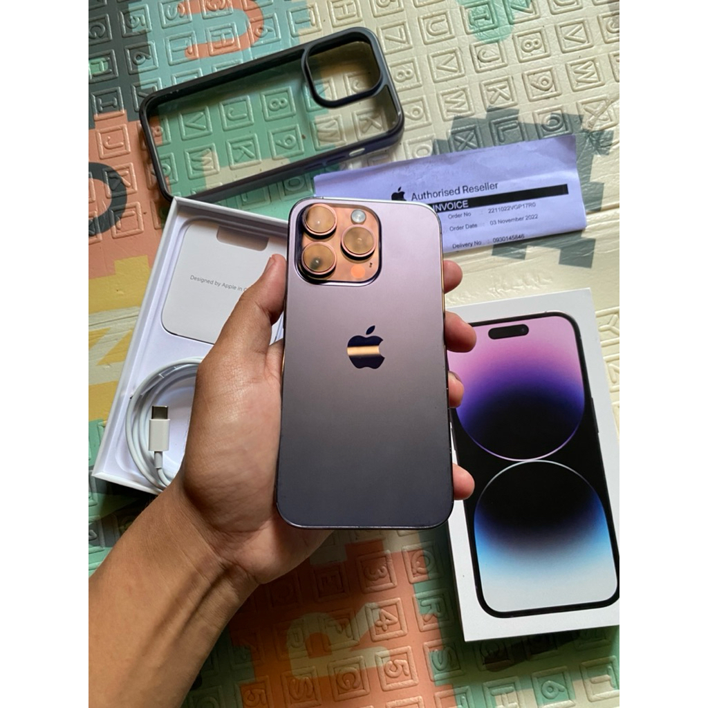 Iphone 14 Pro IBOX 256gb nota lengkap pemakaian pribadi