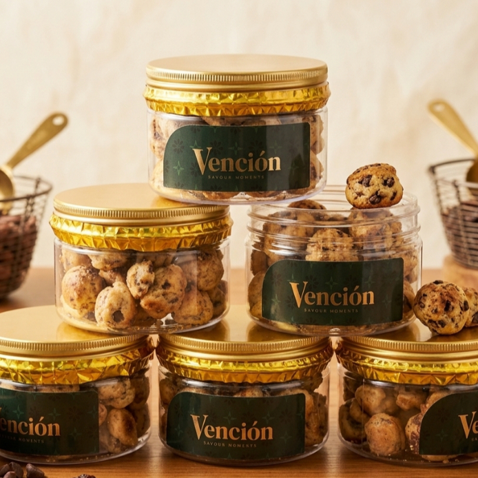 Vencion Soes Crunchy Choco – Choux Sus Kering Coklat