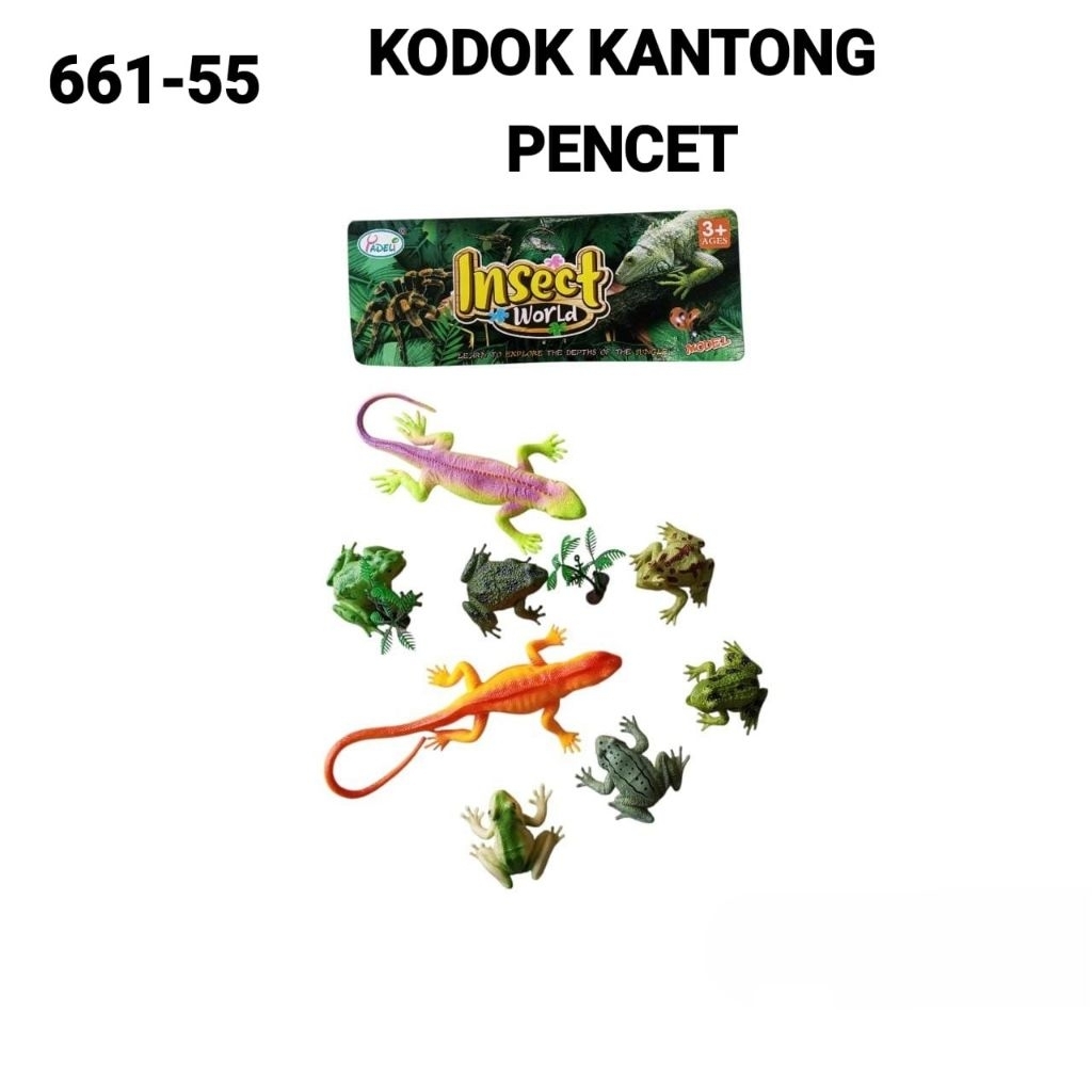 661-55 Kodok KTG Pencet INSECT WORLD