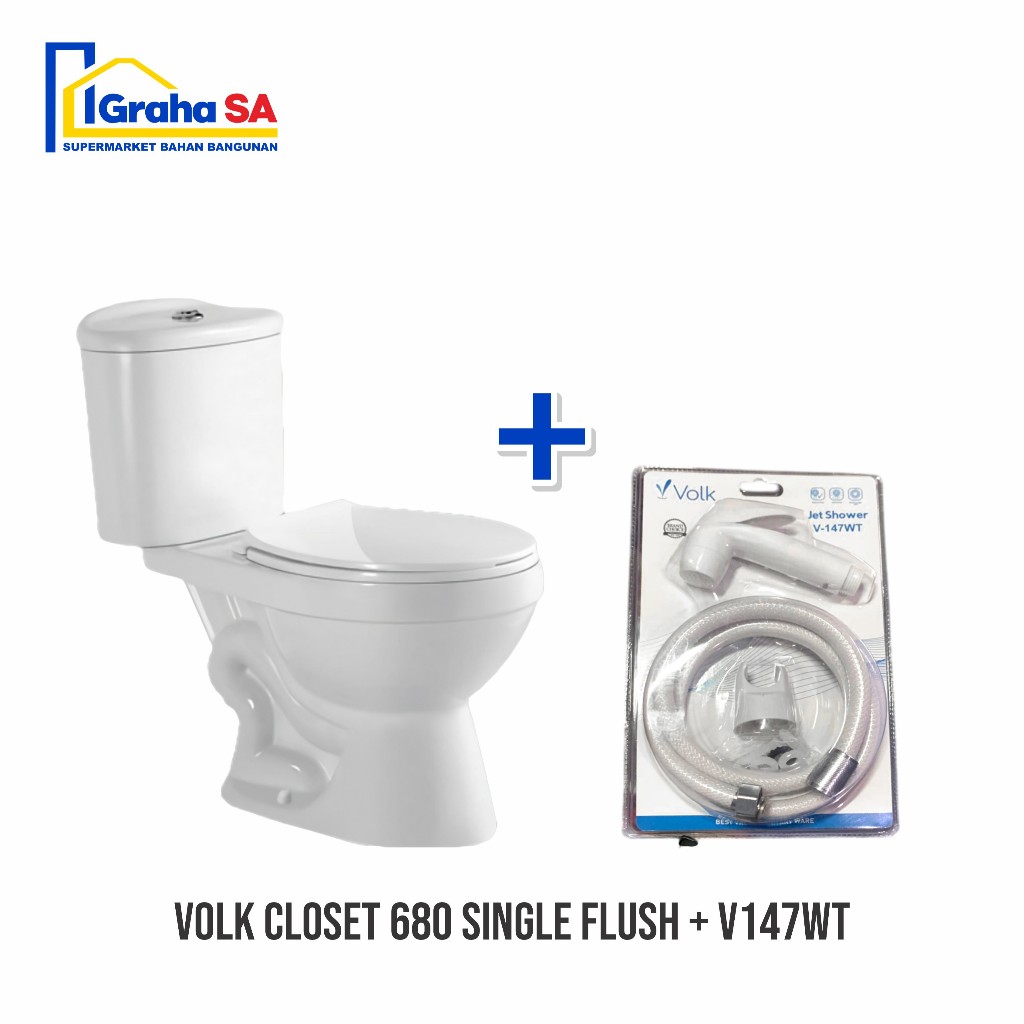 VOLK CLOSET 680 SINGLE FLUSH