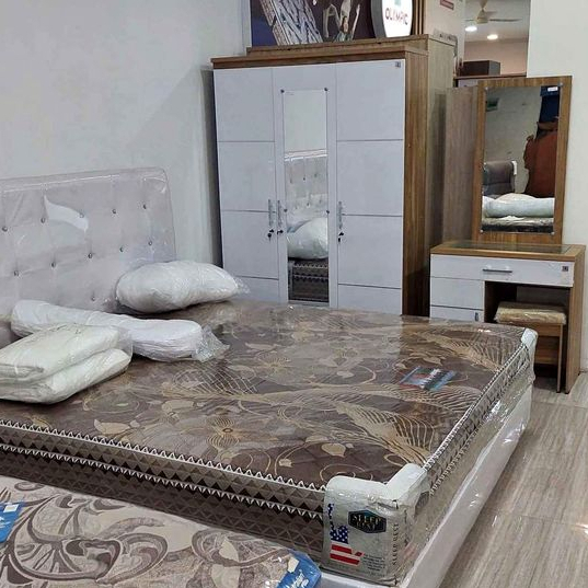 Paket Hemat Set Kasur Spring Bed, Lemari & Meja Rias  BATAM