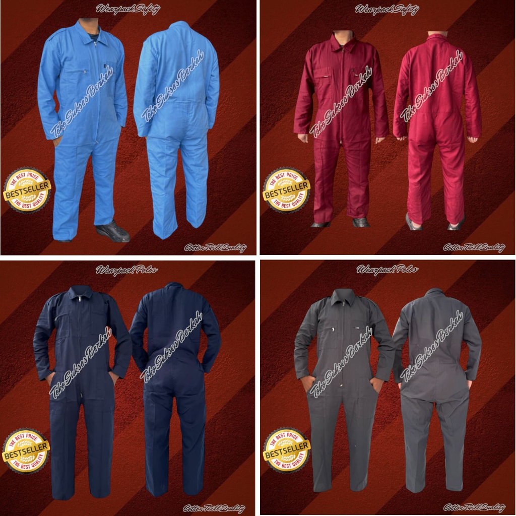 KATELPAK SERAGAM SAFETY (WERPAK) POLOS MAROON