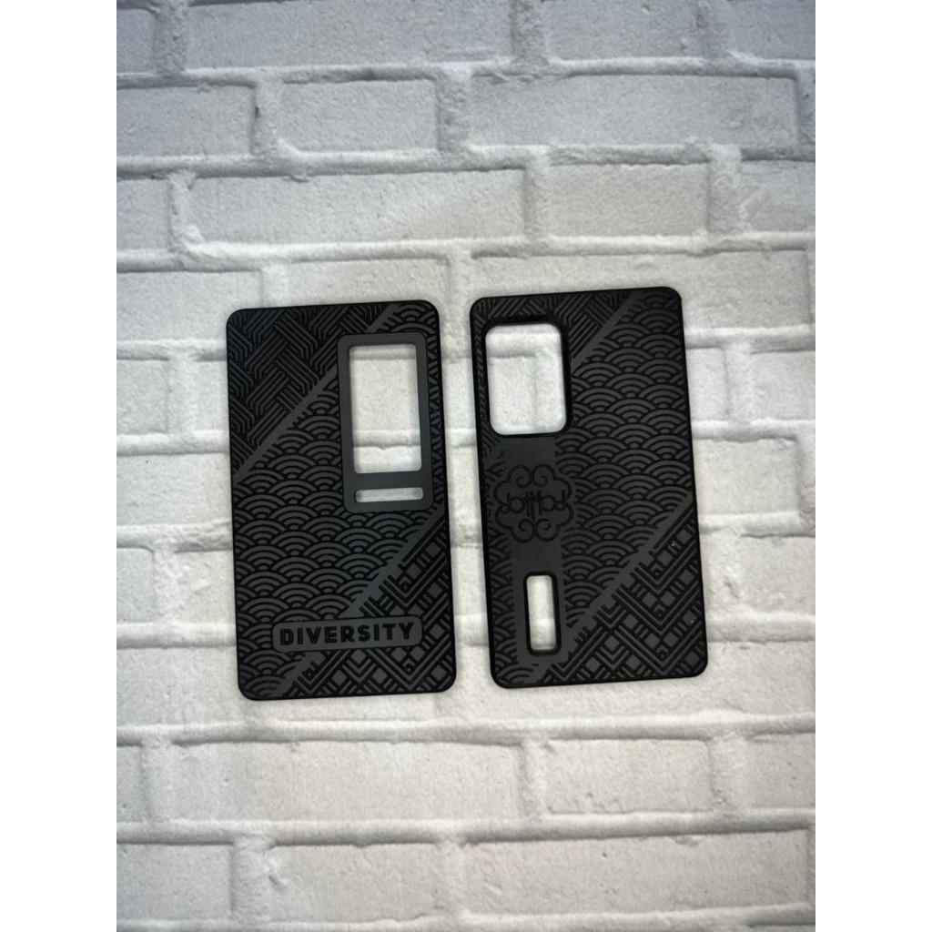 Acrylic Backdoor Dot Sturdy Motif Dvrsty Panel full Black