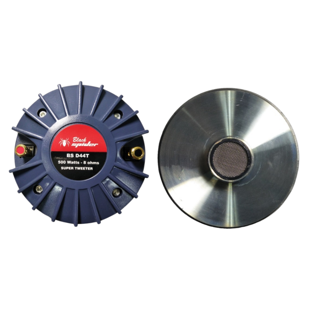 Tweeter Black Spider BS D44T 500 Watt 8 Ohm Titanium Super Tweeter Sound System