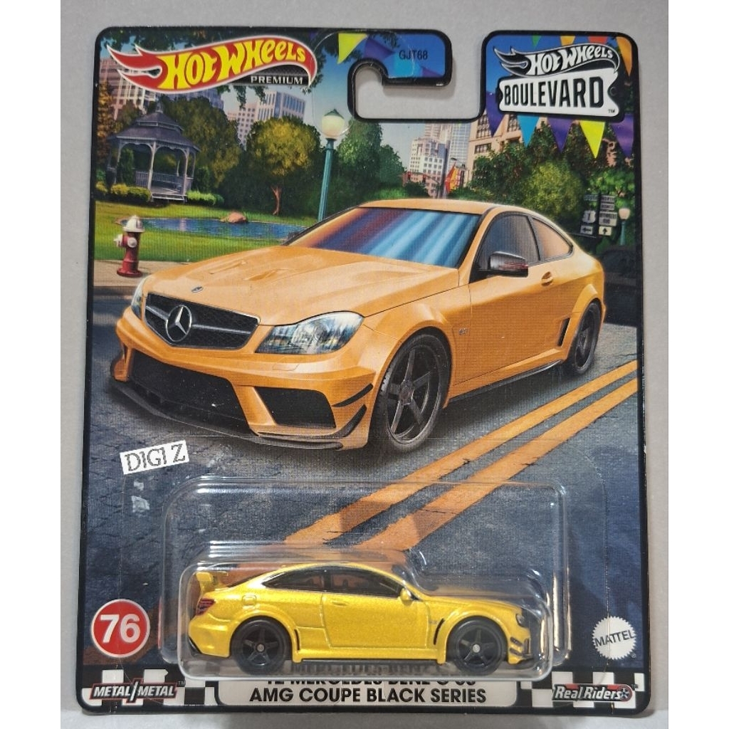 12 Mercedez Benz C 63 AMG Coupe Black Series Hot Wheels