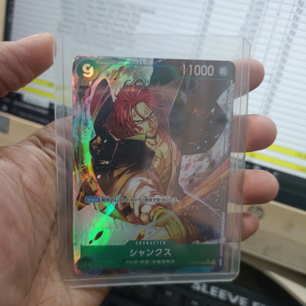 One Piece TCG ST16 Japan ST16-004 P-SR Shanks Parallel Kartu Single Card Games