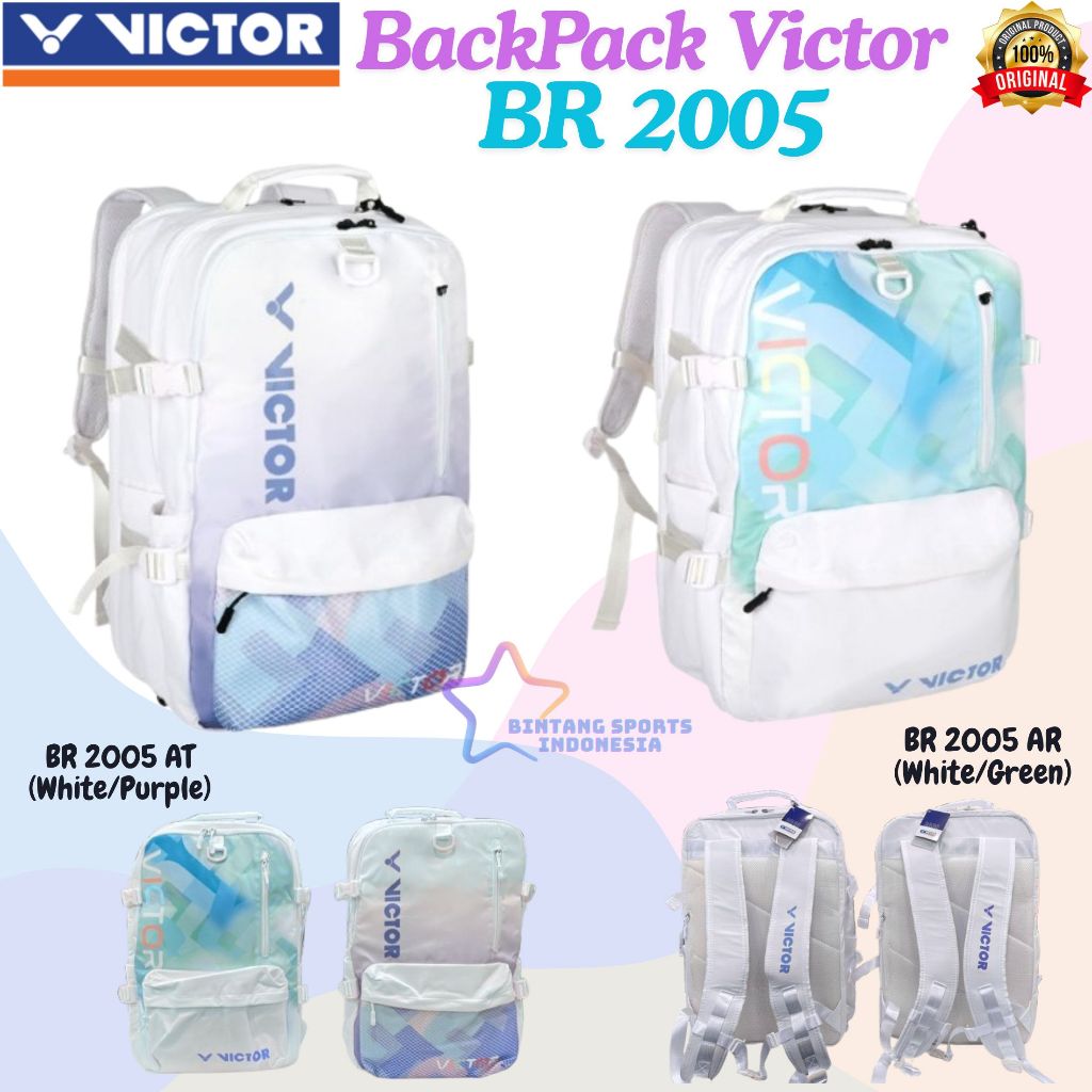 TAS/BACKPACK VICTOR BADMINTON BULUTANGKIS VICTOR BR 2005 BR2005 ORIGINAL