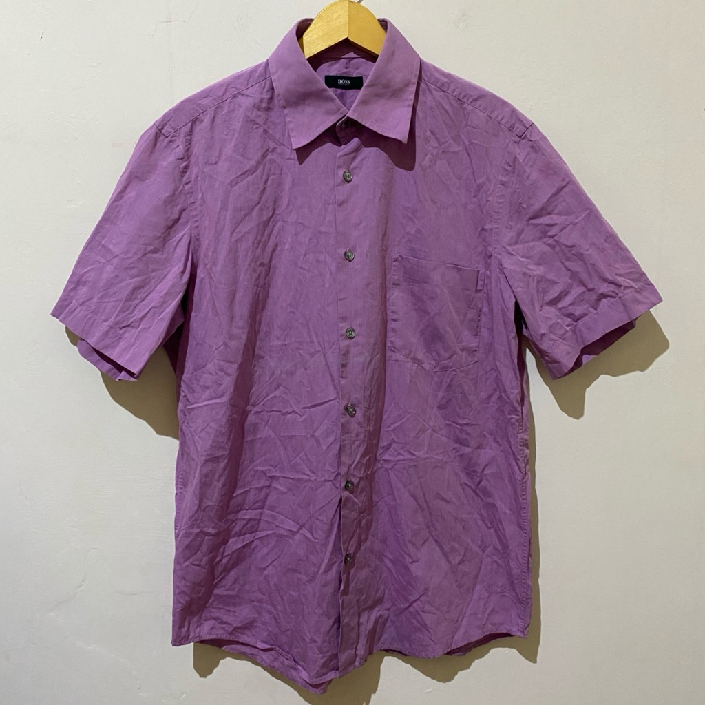 Hugo Boss Finest Italian Fabric Short Sleeve Kemeja